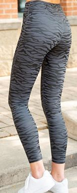 High Waist Zebra Leggings